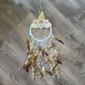 Handmade Boho Unicorn Dreamcatcher
